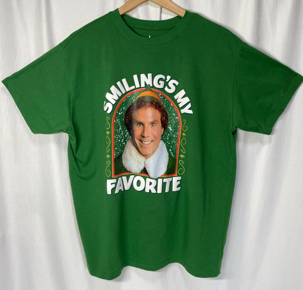 Warner Brothers Holiday Buddy Elf T-Shirt in XL Size