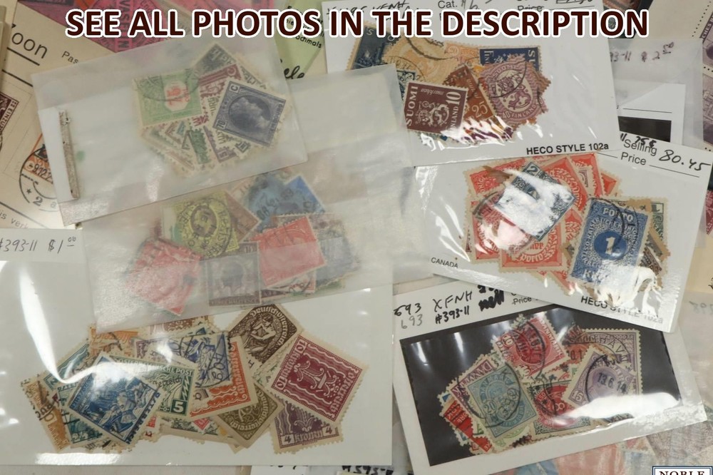 NobleSpirit (GS) Worldwide Mixed Stamp Lot w/ Classics to Search