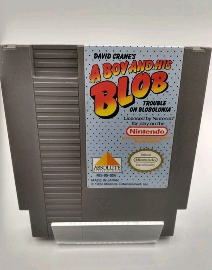 Nintendo NES A Boy And His Blob Cartridge Only Tested Works Single Owner Vintage