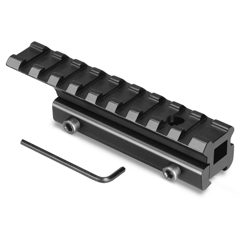 100mm Long Extend Dovetail Scope Mount 11mm To 20mm Picatinny Rail Adapter US