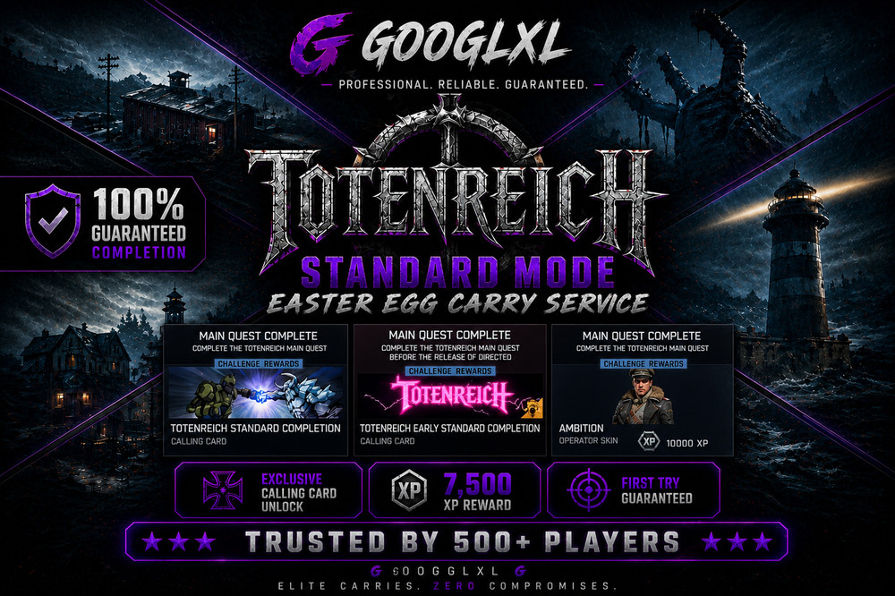 COD Black Ops 7 Totenreich Easter Egg Completion Zombies Main Quest Carry FAST