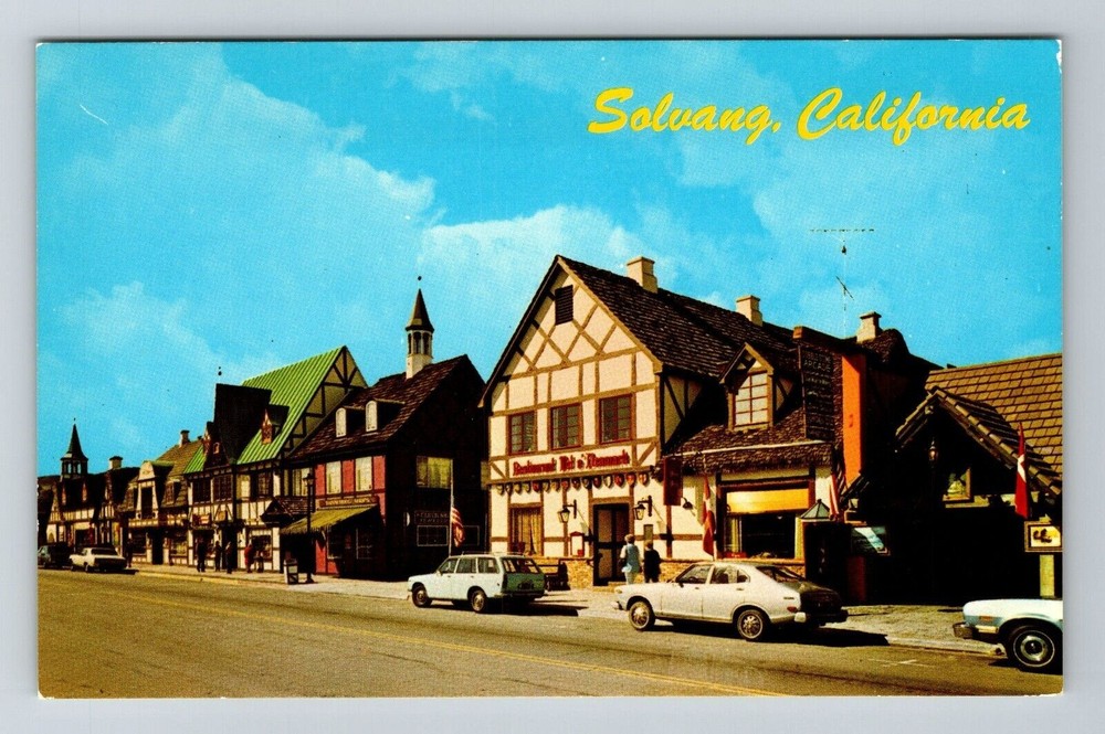 Solvano CA-California, Scenic View Village And Houses, Vintage Postcard