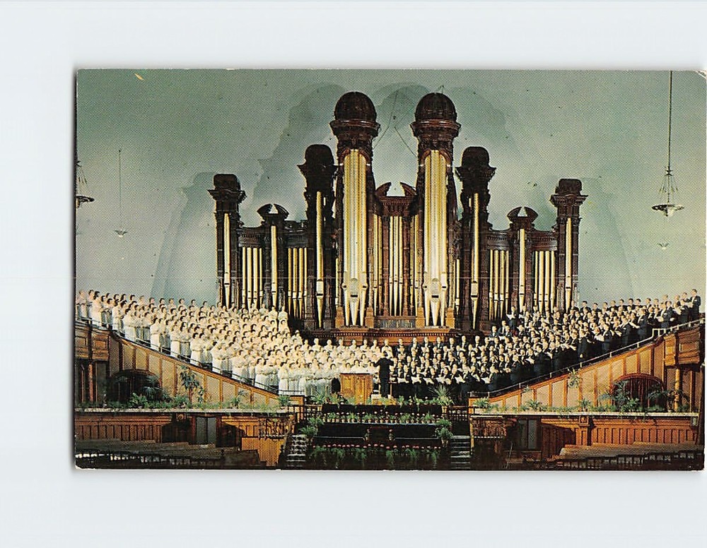 Postcard Choir & Organ Of Mormon Tabernacle Salt Lake City Utah