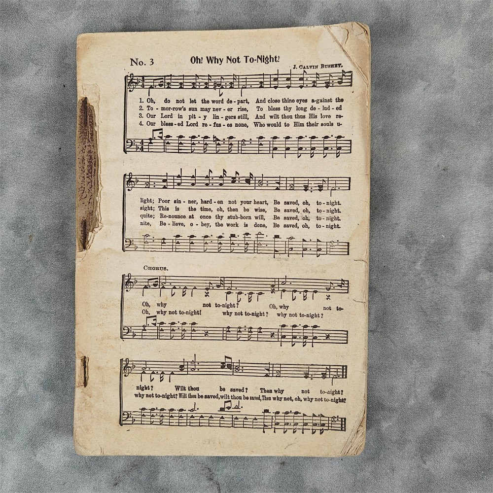 Songs We Sing Complete Hymnal c1890s Antique Gospel Songbook Sheet Music