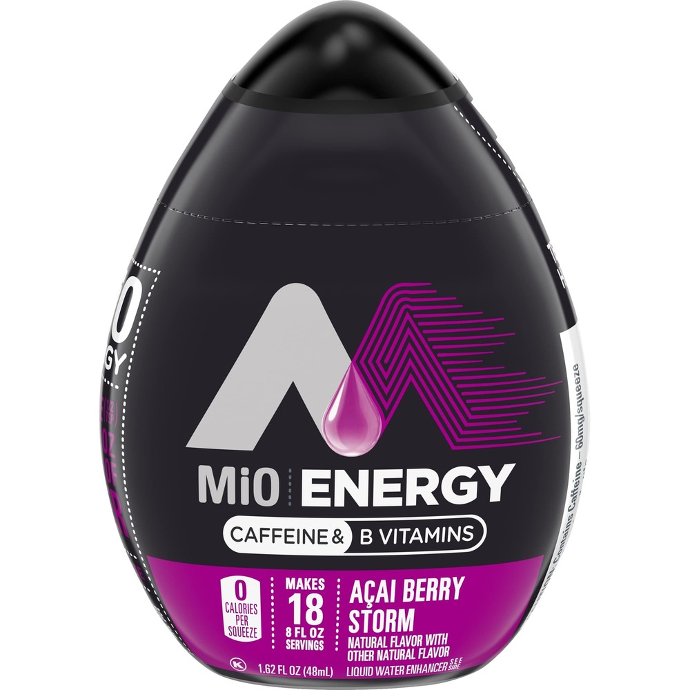 Mio Acai Berry Energy Booster with Vitamin B and Caffeine for Enhanced Focus  -image