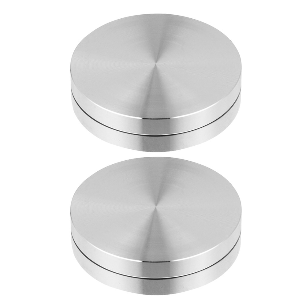 2pcs Aluminum Alloy Cake Turntable Stand for Baking & Decorating