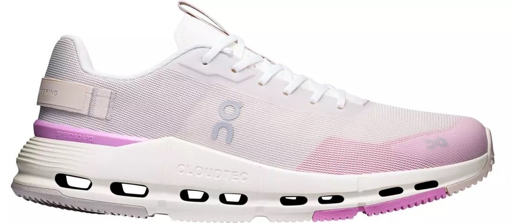 On Cloud Cloudnova Form 2 Women Running Shoes Size 9.5 White Pink 3WE30173289