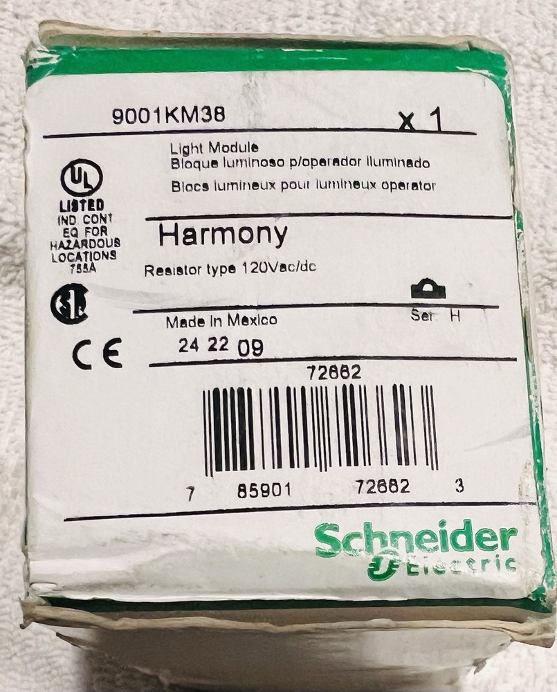 Square D 9001-KM38 Pilot Light Module 72662