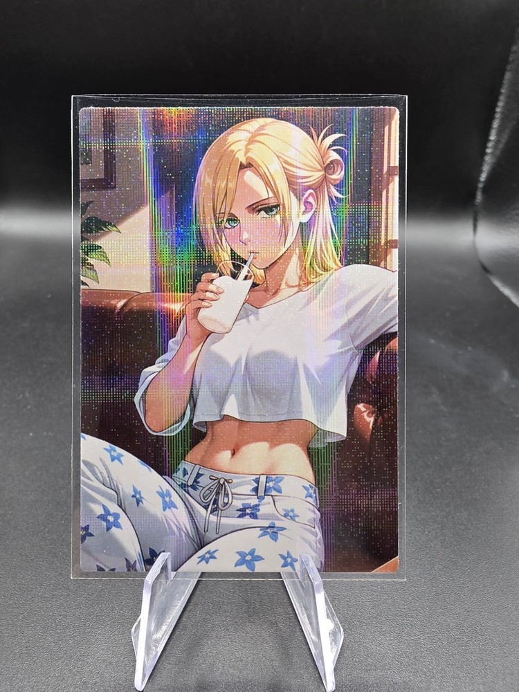 Annie Leonhart Holographic Anime Collectible Trading Card