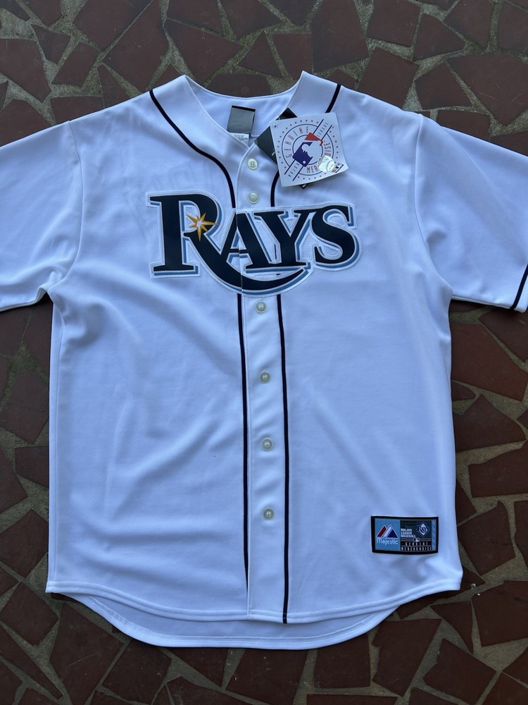 NWT Majestic Tampa Bay Rays Evan Longoria #3 Jersey Size L Shirt Men's Large