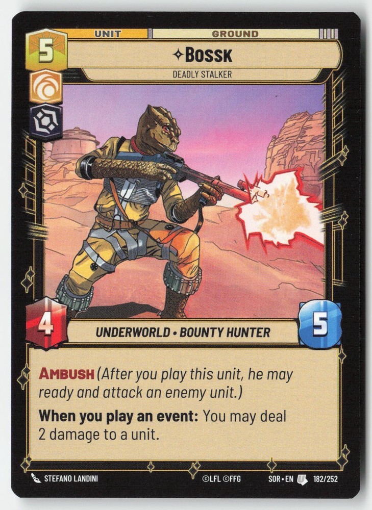 SWU - Bossk SOR 182 Non-Foil