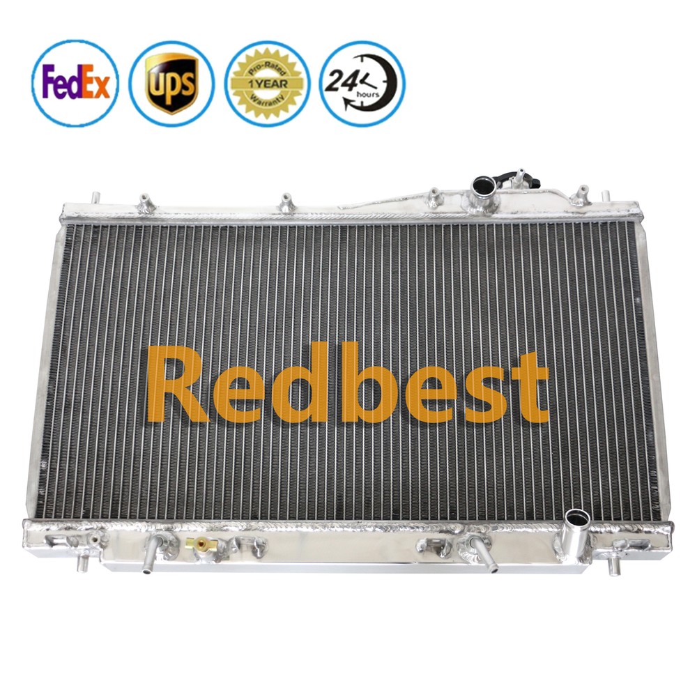 3 Row Alu Radiator Fits 2001-2005 2002 2003 2004 Honda Civic Acura 1.7L L4 AT MT