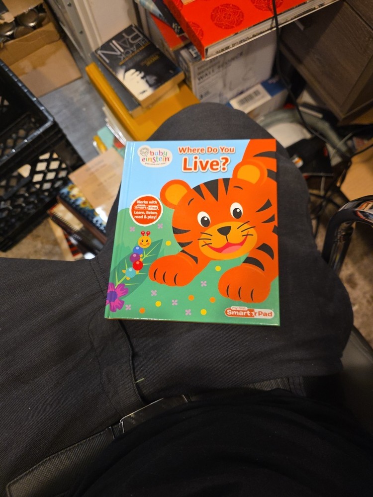 Baby Einstein Where Do You Live? Board Book Animals Nature Illustrated