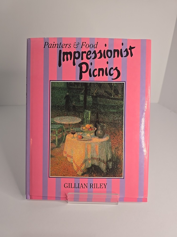 Impressionist Picnics Gillian Riley 1993 HC Art Cookbook Painters & Food VG