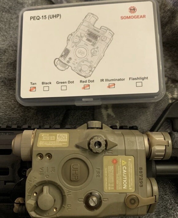 Somogear peq 15 potted Full Power Manufactured 6/24 Red Vis Ir And Illuminator