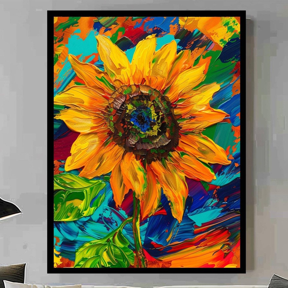 Sunflower Gifts Flower Art Wall Art Home Decor Art Print Sunflower Decor Wall