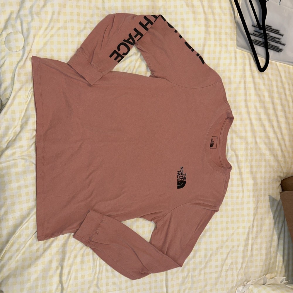 North Face Long Sleeve Tshirt Women’s Light Pink  Size Medium #727