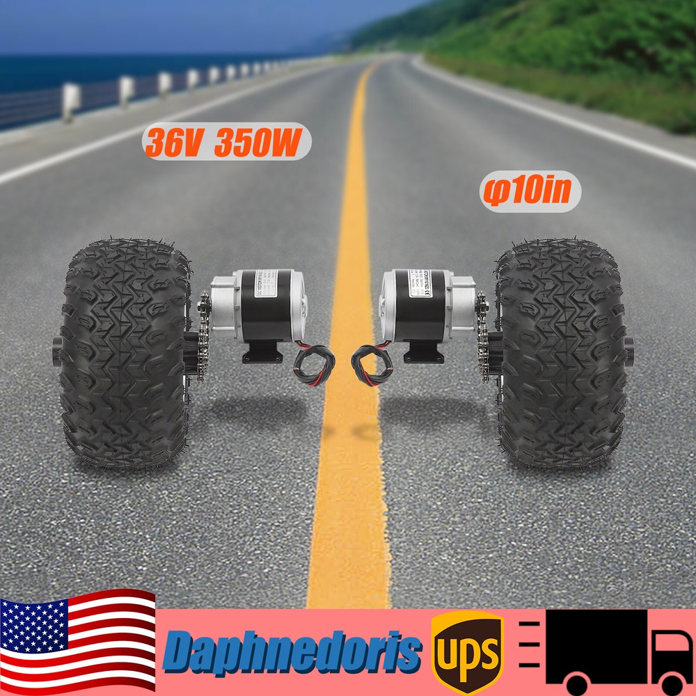 10-inch 36V 350W Dual Wheel Electric Scooter Motor Conversion Kit