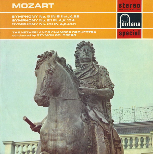 Wolfgang Amadeus Mozart Symphony No 5 in B Flat K22 F15851z