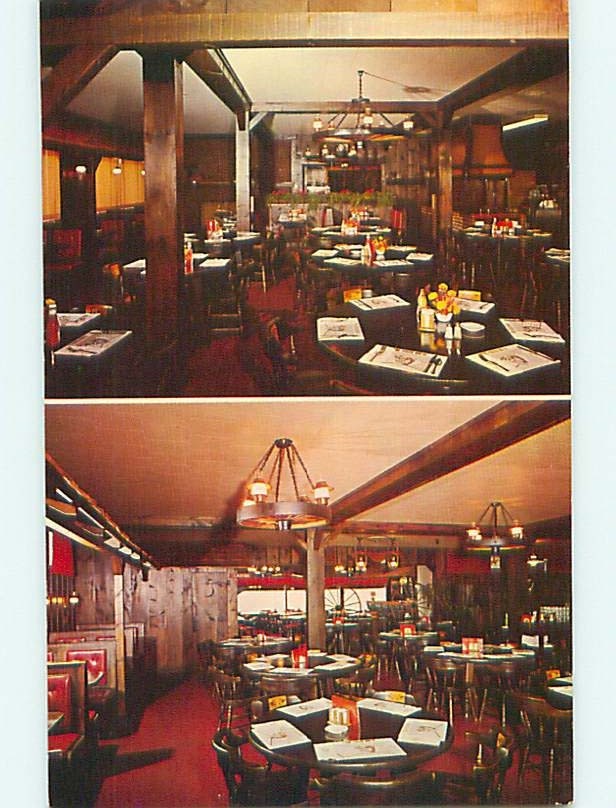 Unused Pre-1980 STEER HOUSE RESTAURANT Winthrop & Lewiston Maine ME v6095@