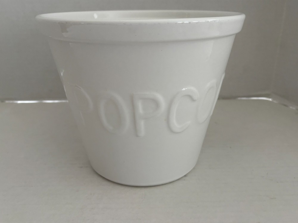 CRATE & BARREL Large White Ceramic 7.5
