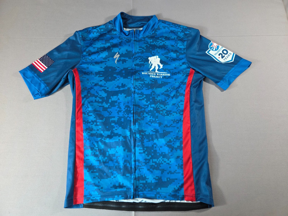 Specialized Soldier Ride Wounded Warrior Project Cycling Jersey Mens L