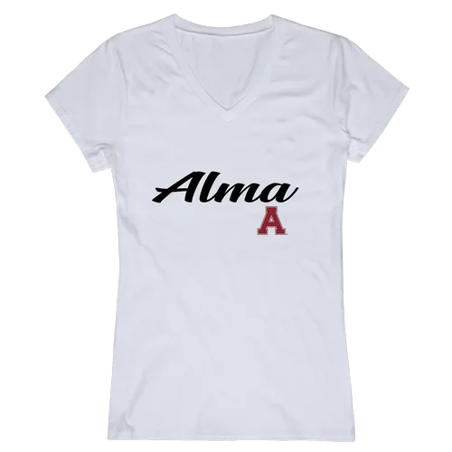Alma College Scots NCAA Script Tee Womens T-Shirt