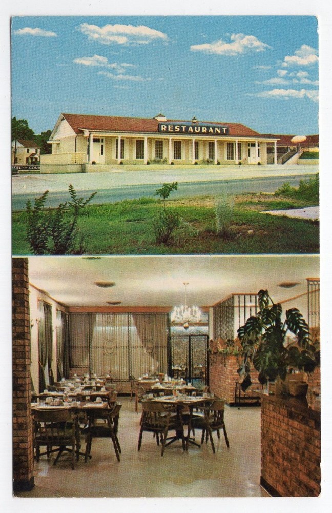 1960s? Chrome - Powell's Motel and Restaurant - Batesville, Arkansas