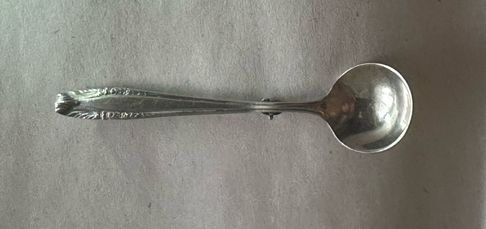 Vintage Sterling Silver 925 Wallace Spoon Pin Brooch 2 3/8”, 4.2 grams