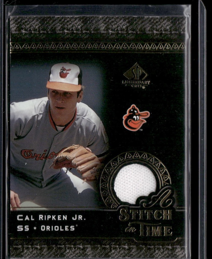 2007 SP Legendary Cuts Cal Ripken Jr. #ST-CR A Stitch in Time Memorabilia