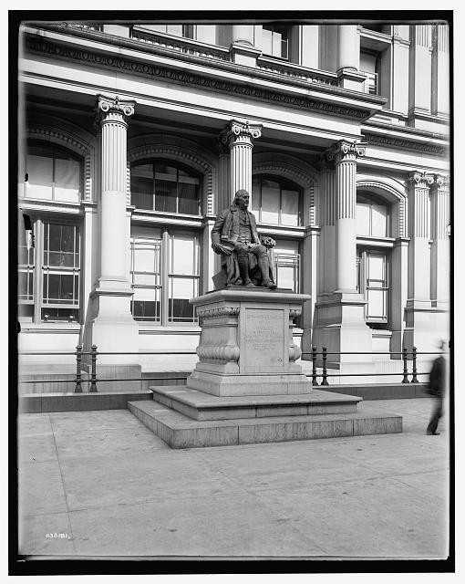 Photo:Statue of Benjamin Franklin, Philadelphia, Pa.