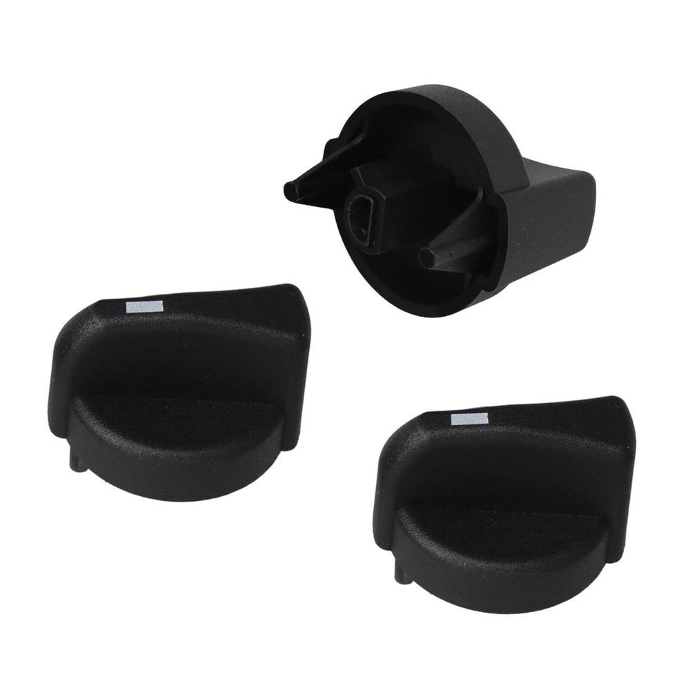 3Pcs AC Heater Control Knobs Accessories Kits For Peterbilt Models 1987-2011