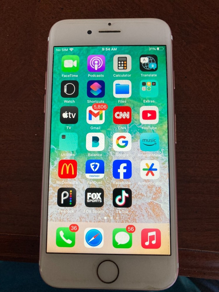 Apple iPhone 7 32GB Gold Pink Unlocked Smartphone with Preloaded TikTok App
