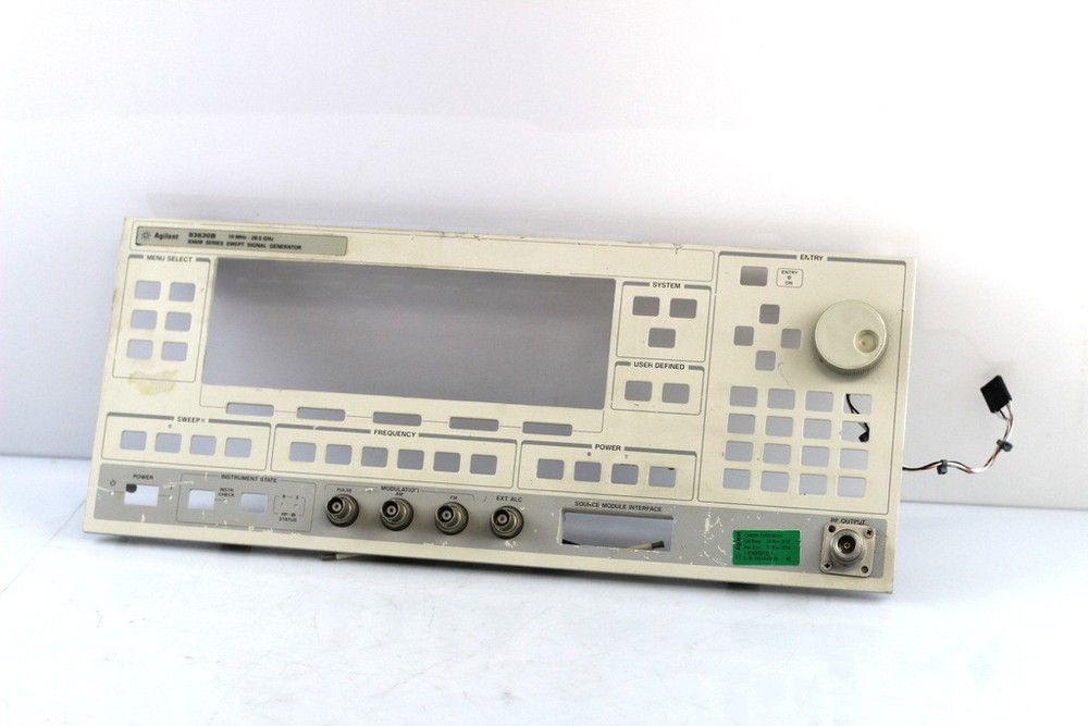 HP Agilent 83630B Synthesized Signal Generator, 26.5 GHz front panel