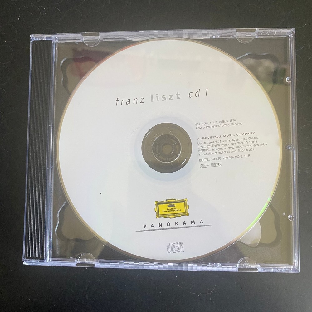 Franz Liszt – Panorama 2CD 2001 Classical Piano Deutsche Grammophon