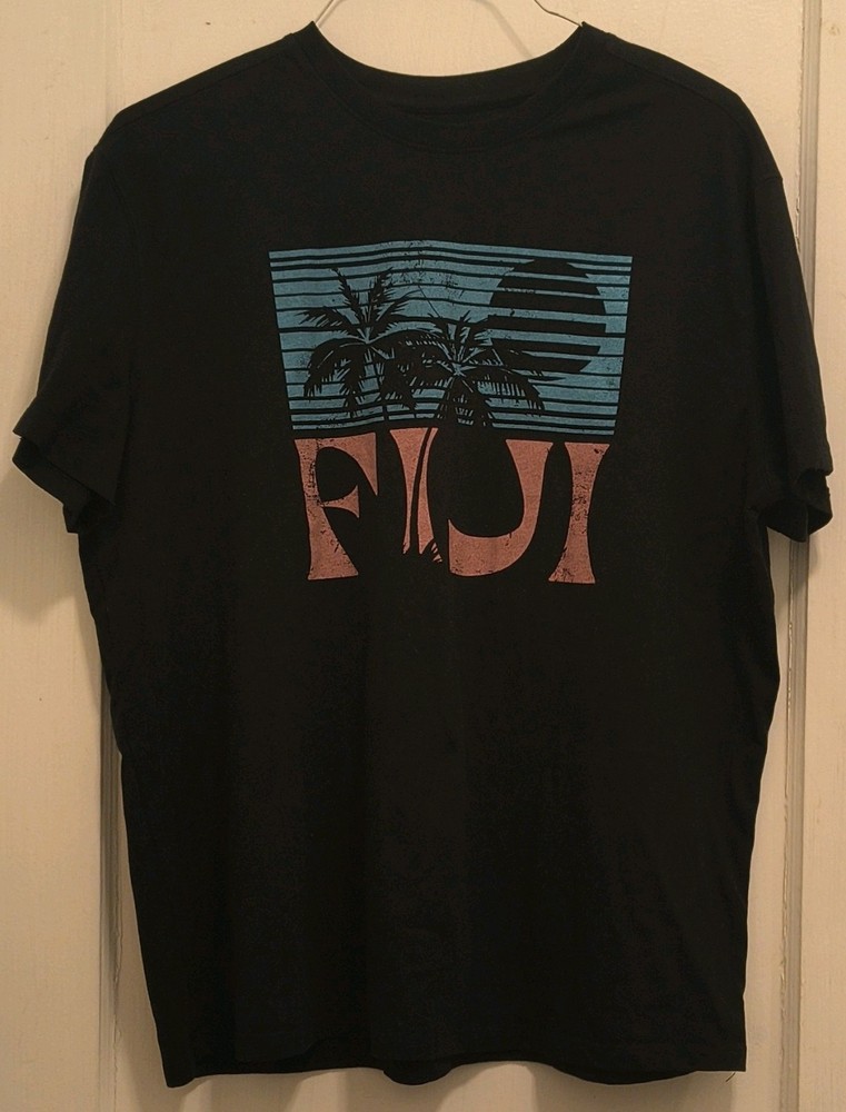 Goodfellow & Co Men's Black Crew Neck Short Sleeve Graphic Print T-Shirt Size XL