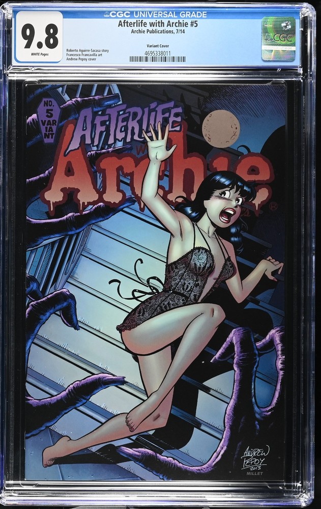 Afterlife with Archie 5 CGC 9.8 Variant Cover