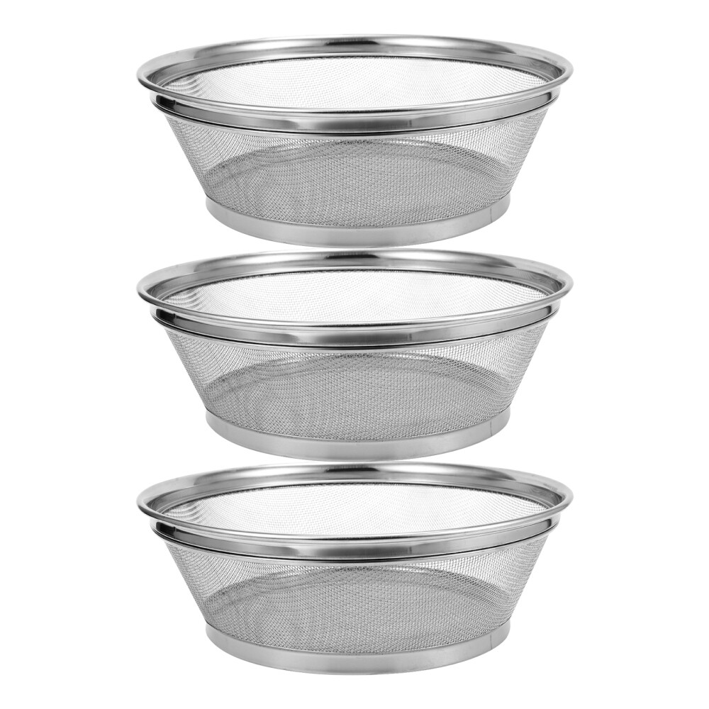 Food Strainer Draining Bowl Strainer Basket Mesh Colander Rinsing Basket