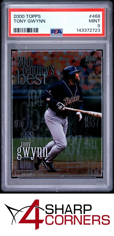 2000 Topps #468 Tony Gwynn Padres Hof Psa 9Get unbeatable industry-low consignment rates at 4SC!