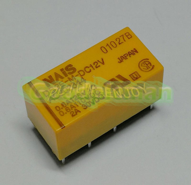 10PCS NEW NAIS DS2E-M-DC12V Power Relay 12VDC 8Pin 0.6A 125VAC