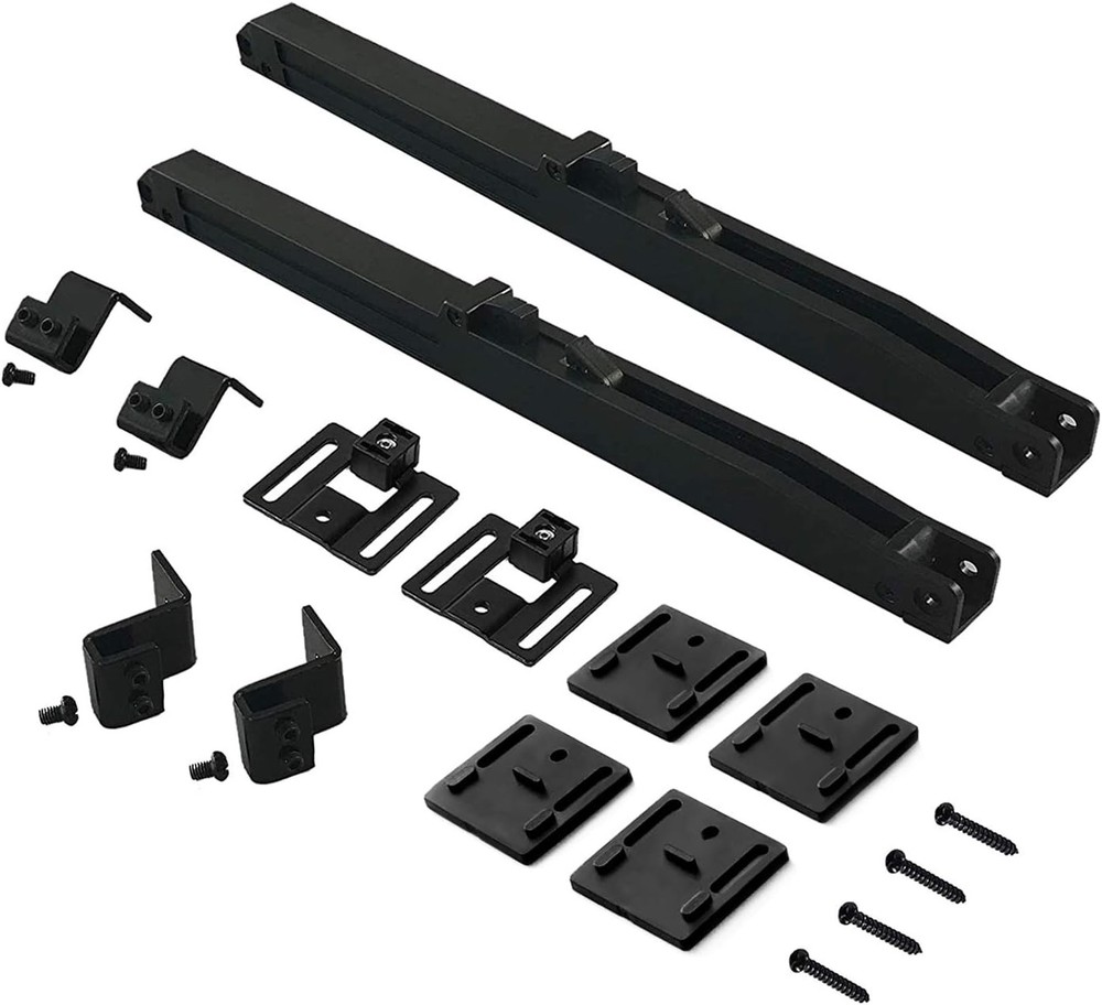 2PCS Upgraded Soft Close Barn Door Mechanism with Spring Buffer Damper
