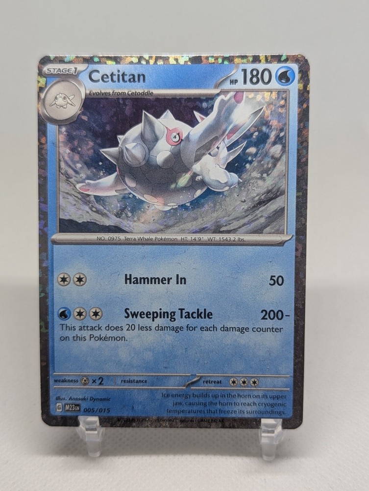Cetitan 005/015 McDonald's Promos 2023 Holo Pokémon card