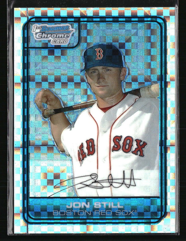2006 Bowman Chrome Jon Still X-Fractors DP27 Baseball Card