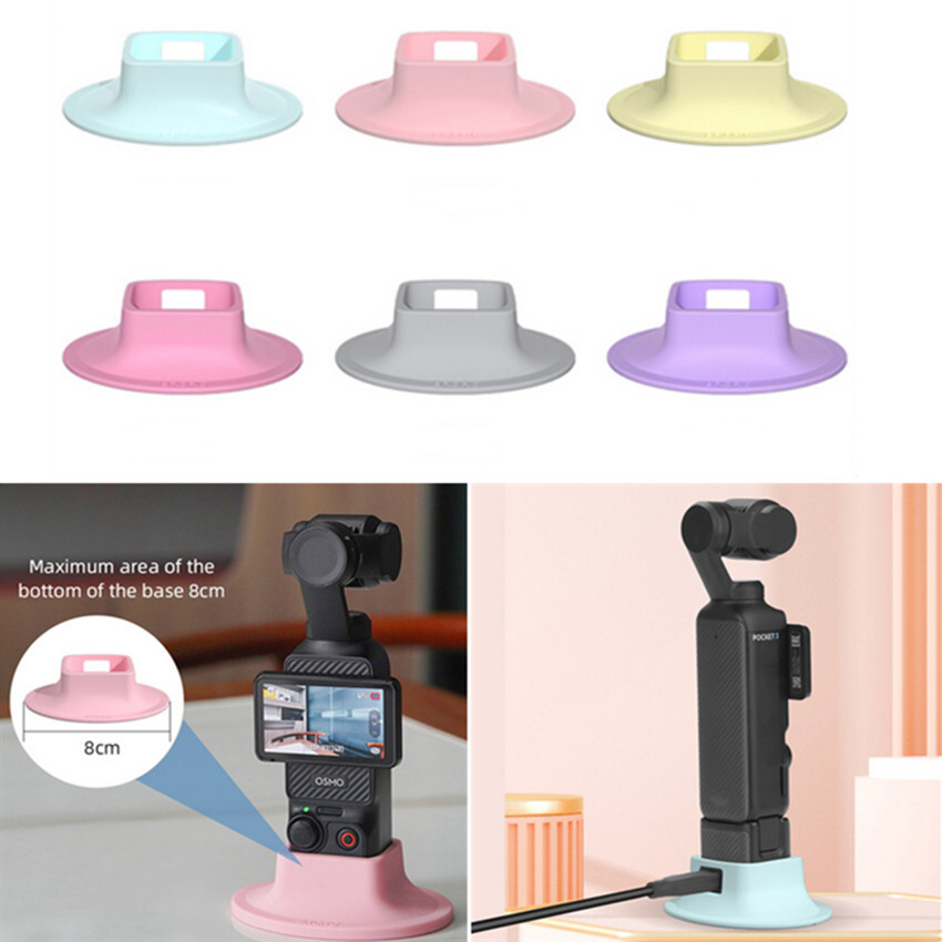 Desktop Mount Stand Silicone Base Non-Slip For DJI Osmo Pocket3 Camera Accessory