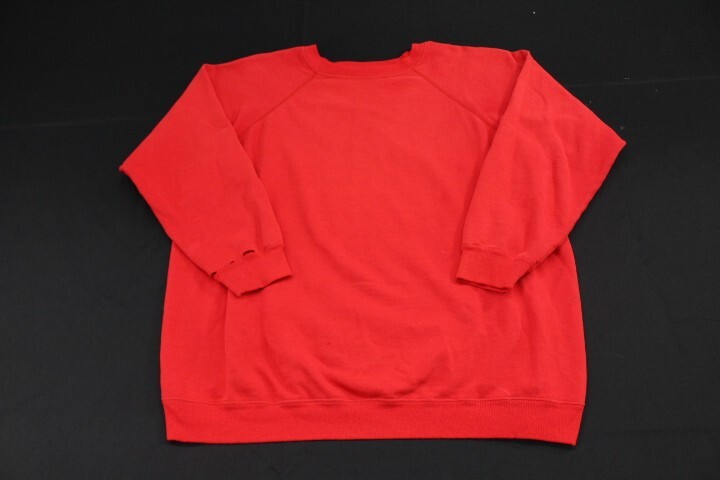 Vintage 90s Hanes Her Way Blank Sweatshirt Women's 2XL Red Made in USA
