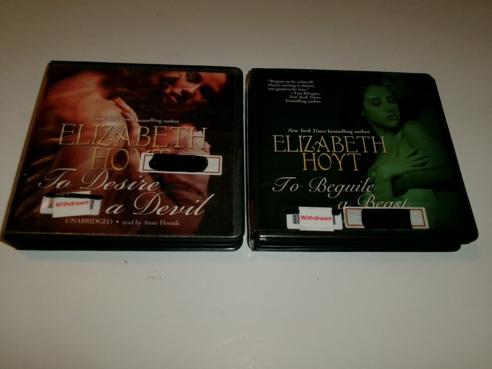 (2) Elizabeth Hoyt  historical romance audio   (unabridged CD)