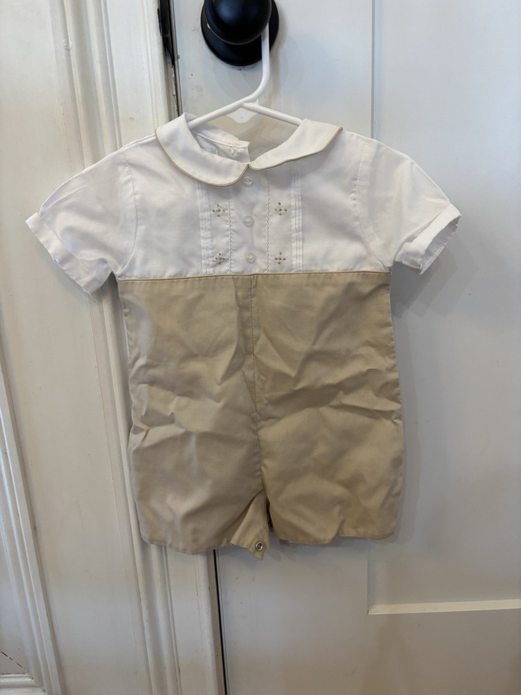 Infant Boys Cotton Romper Size 6M Short Sleeve