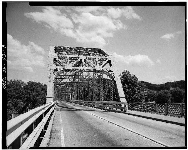Scioto Pennsylvania Through Truss Bridge Northwest Portal Road Level 1900s