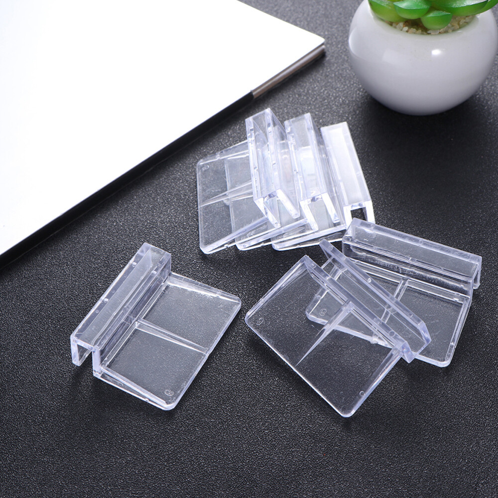 10pcs Acrylic Fish Tank Cover Support Frame for 5-6mm Glass Aquariums