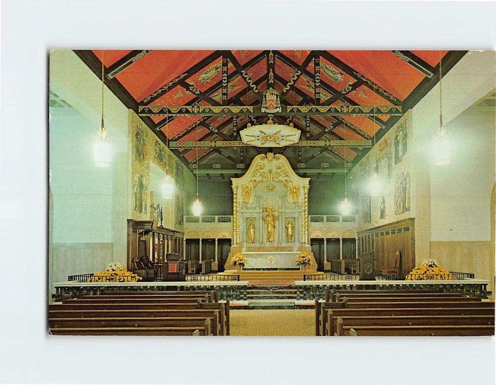 Postcard View of Sanctuary The Roman Catholic Cathedral St. Augustine Florida